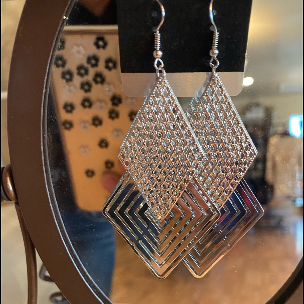 Diamond Shape Earrings